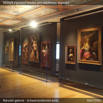 2019/9 Výstavní fundus pro sbírkovou expozici - Národní galerie - Schwarzenberský palác